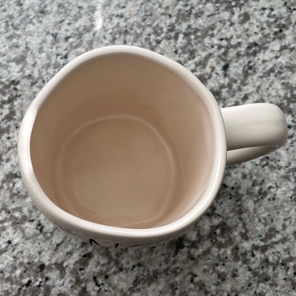 RAE DUNN • Stylish White Mug with Black Lettering “RISE AS ONE” - Picture 3 of 4